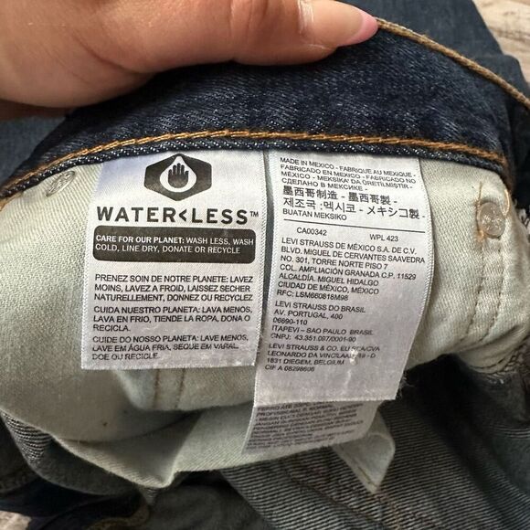 NWT Levi's Men's Big & Tall 550 Relaxed Fit Jeans | Size 46x32 - Picture 8 of 9